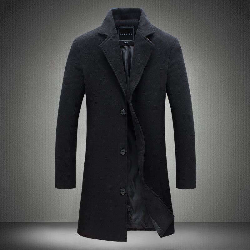 Mens Casual Woolen Coats