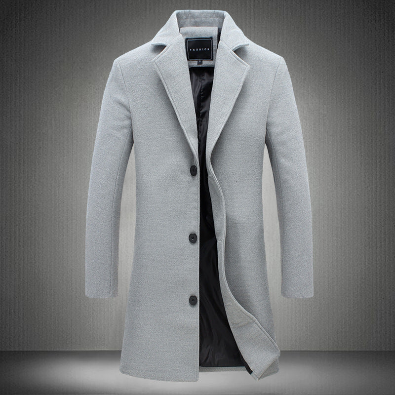 Mens Casual Woolen Coats