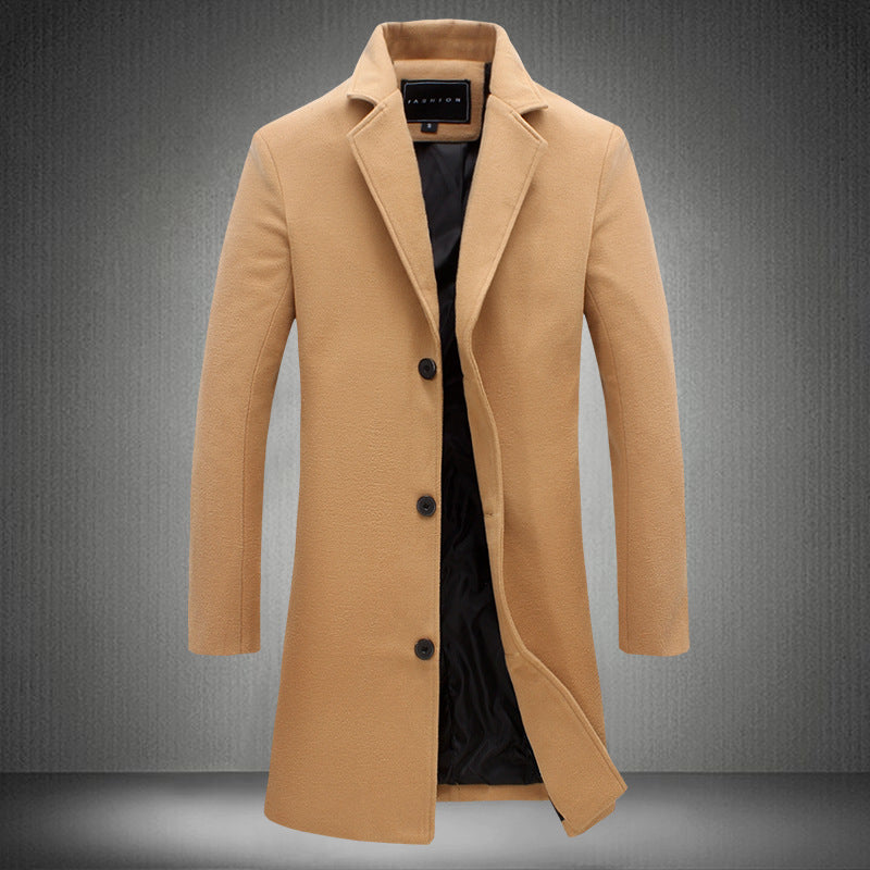 Mens Casual Woolen Coats