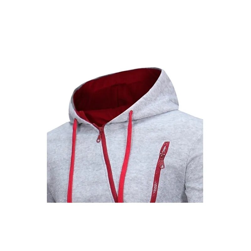 Men's Zipper Jacket Hot Sale Outfits 2 Pieces Set Male Outdoor Sporty Casual Jogging Hoodies and Sweatpants Fashion Design S-4XL