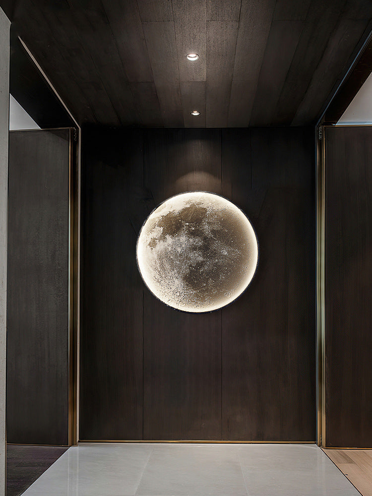 Moon Wall Lamp Modern Minimalist Creative Bedside Lamp